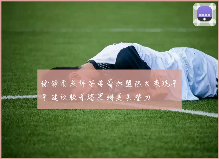 徐静雨点评字母哥加盟热火表现平平建议联手塔图姆更具潜力
