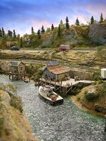 making a river model railroads